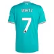 Fotbalové Dresy Liverpool FC Wirtz 7 Alternativní 2025-26