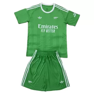 Brankářské Fotbalové Dresy Arsenal Dětské 2025-26 Zelená Brankářské Fotbalové Dresy Arsenal Dětské 2025-26 Zelená