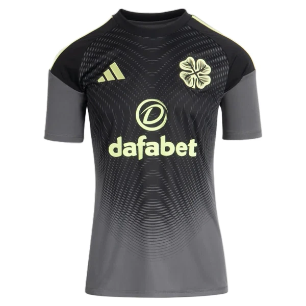 Brankářské Fotbalové Dresy Celtic FC 2025-26 Černá