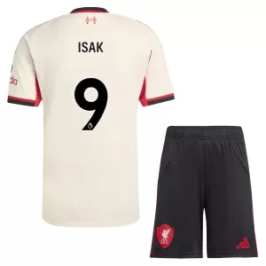 Fotbalové Dresy Liverpool FC ISAK 9 Dětské Venkovní 2025-26 Fotbalové Dresy Liverpool FC ISAK 9 Dětské Venkovní 2025-26