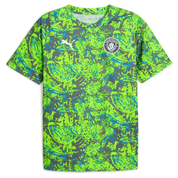 Fotbalové Dresy Manchester City Pre-Match 2025-26 Zelená
