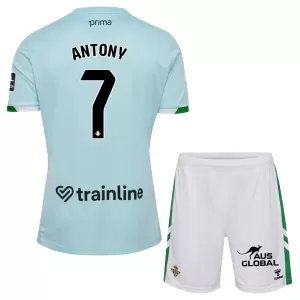 Fotbalové Dresy Real Betis Antony Santos 7 Dětské Venkovní 2025-26 Fotbalové Dresy Real Betis Antony Santos 7 Dětské Venkovní 2025-26