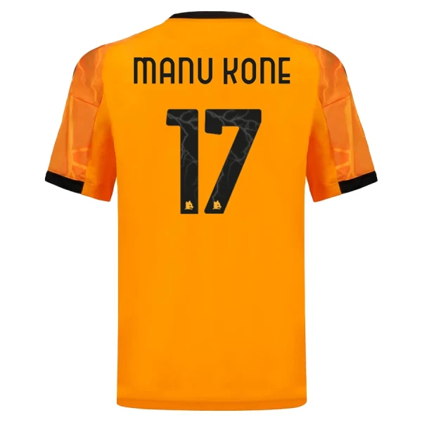 Fotbalové Dresy AS Řím Manu Kone 17 Venkovní 2025-26