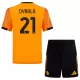 Fotbalové Dresy AS Řím Paulo Dybala 21 Dětské Venkovní 2025-26