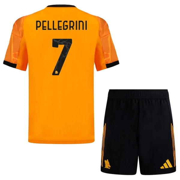 Fotbalové Dresy AS Řím Pellegrini 7 Dětské Venkovní 2025-26