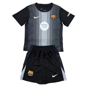 Brankářské Fotbalové Dresy FC Barcelona Dětské 2025-26 Černá Brankářské Fotbalové Dresy FC Barcelona Dětské 2025-26 Černá