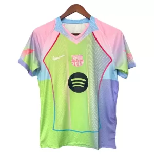 Fotbalové Dresy Barcelona 2025-26 Zelená - Speciální Fotbalové Dresy Barcelona 2025-26 Zelená - Speciální