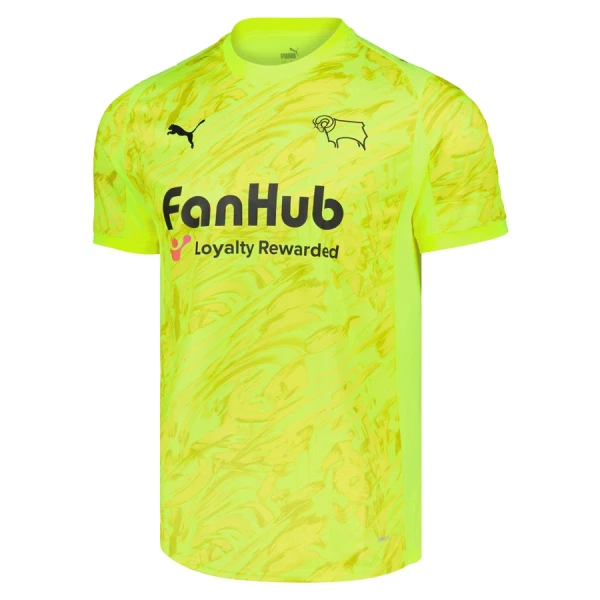 Brankářské Fotbalové Dresy Derby County 2025-26 Žlutá Brankářské Fotbalové Dresy Derby County 2025-26 Žlutá