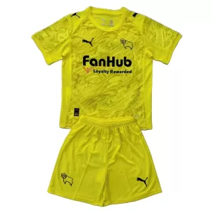 Brankářské Fotbalové Dresy Derby County Dětské 2025-26 Žlutá Brankářské Fotbalové Dresy Derby County Dětské 2025-26 Žlutá