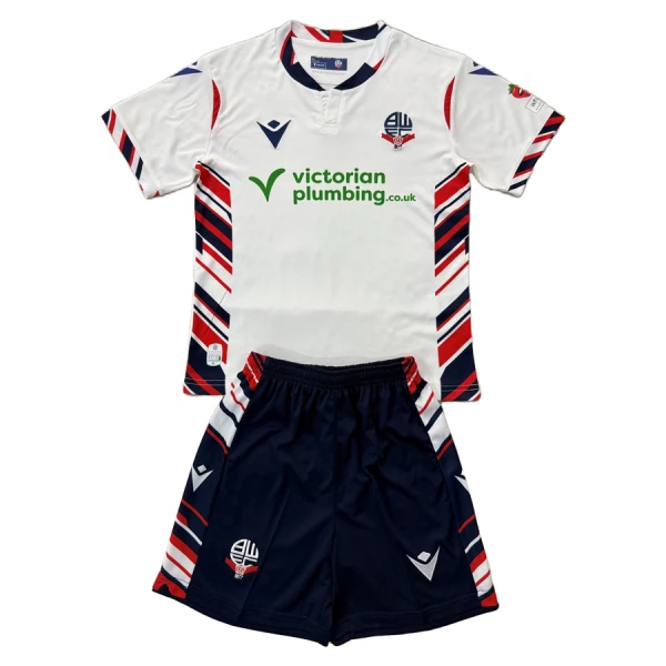 Fotbalové Dresy Bolton Wanderers Dětské Domácí 2025-26 Fotbalové Dresy Bolton Wanderers Dětské Domácí 2025-26