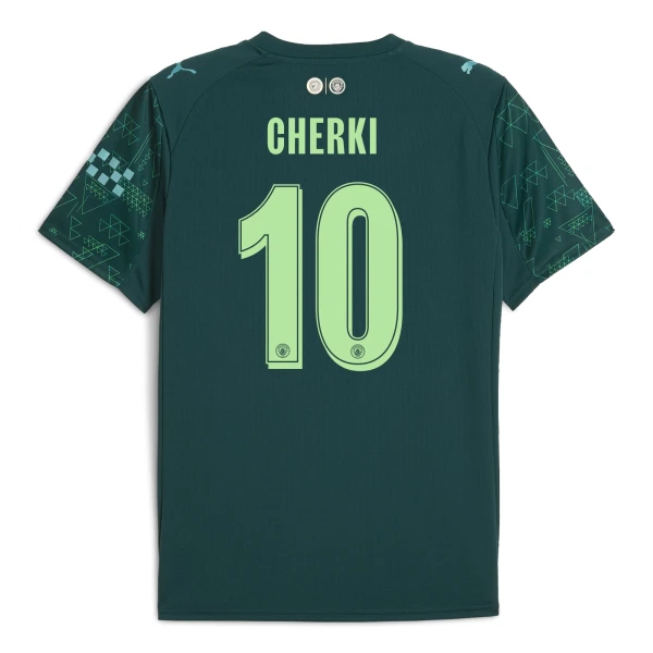 Fotbalové Dresy Manchester City Cherki 10 Čtvrtý EA Sport 2025-26 Fotbalové Dresy Manchester City Cherki 10 Čtvrtý EA Sport 2025-26