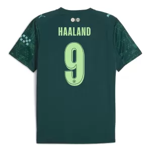 Fotbalové Dresy Manchester City Erling Haaland 9 Čtvrtý EA Sport 2025-26 Fotbalové Dresy Manchester City Erling Haaland 9 Čtvrtý EA Sport 2025-26