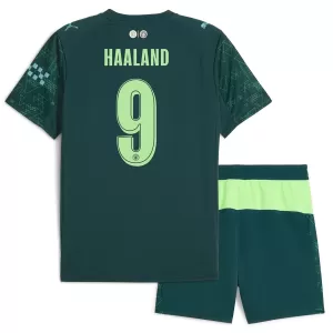 Fotbalové Dresy Manchester City Erling Haaland 9 Dětské Čtvrtý EA Sport 2025-26 Fotbalové Dresy Manchester City Erling Haaland 9 Dětské Čtvrtý EA Sport 2025-26