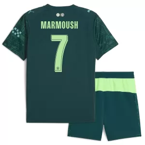 Fotbalové Dresy Manchester City Marmoush 7 Dětské Čtvrtý EA Sport 2025-26 Fotbalové Dresy Manchester City Marmoush 7 Dětské Čtvrtý EA Sport 2025-26