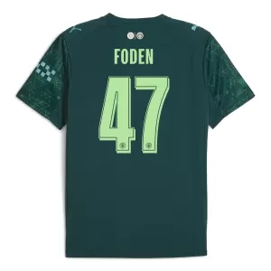 Fotbalové Dresy Manchester City Phil Foden 47 Čtvrtý EA Sport 2025-26 Fotbalové Dresy Manchester City Phil Foden 47 Čtvrtý EA Sport 2025-26
