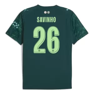 Fotbalové Dresy Manchester City Savinho 26 Čtvrtý EA Sport 2025-26 Fotbalové Dresy Manchester City Savinho 26 Čtvrtý EA Sport 2025-26