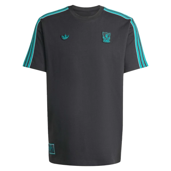 Fotbalové Dresy Liverpool FC Terrace Icons 2025-26 Černá Fotbalové Dresy Liverpool FC Terrace Icons 2025-26 Černá