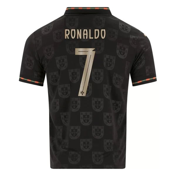 Fotbalové Dresy Portugalsko Black Panther Cristiano Ronaldo 7 2025-26 - Speciální