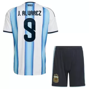 Fotbalové Dresy Argentina Julián Álvarez 9 Dětské Domácí MS 2026