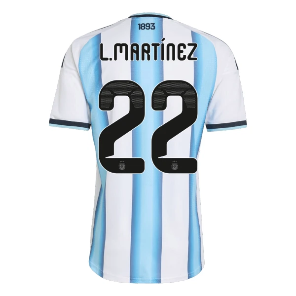 Fotbalové Dresy Argentina Lautaro Martínez 22 Dětské Domácí MS 2026