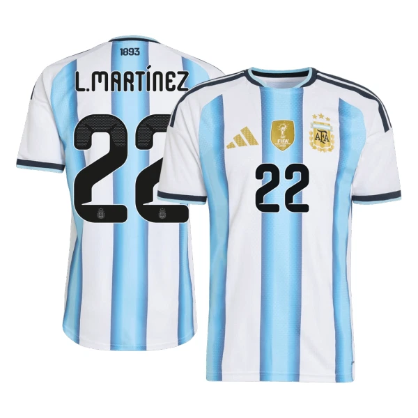Fotbalové Dresy Argentina Lautaro Martínez 22 Domácí MS 2026