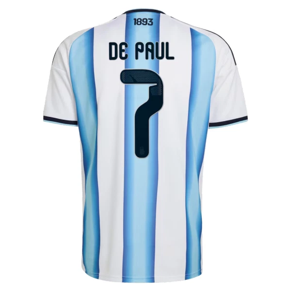 Fotbalové Dresy Argentina Rodrigo de Paul 7 Domácí MS 2026
