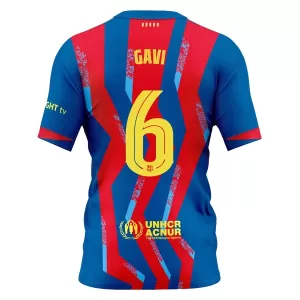 Fotbalové Dresy FC Barcelona Gavi 6 Čtvrtý 2025-26