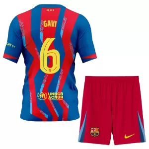 Fotbalové Dresy FC Barcelona Gavi 6 Dětské Čtvrtý 2025-26
