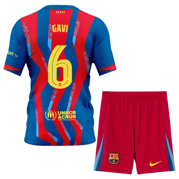 Fotbalové Dresy FC Barcelona Gavi 6 Dětské Čtvrtý 2025-26