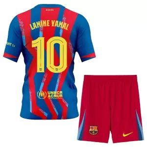 Fotbalové Dresy FC Barcelona Lamine Yamal 10 Dětské Čtvrtý 2025-26