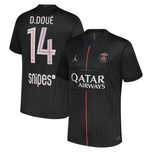 Fotbalové Dresy Paris Saint-Germain D. Doue 14 Čtvrtý Jordan 2025-26