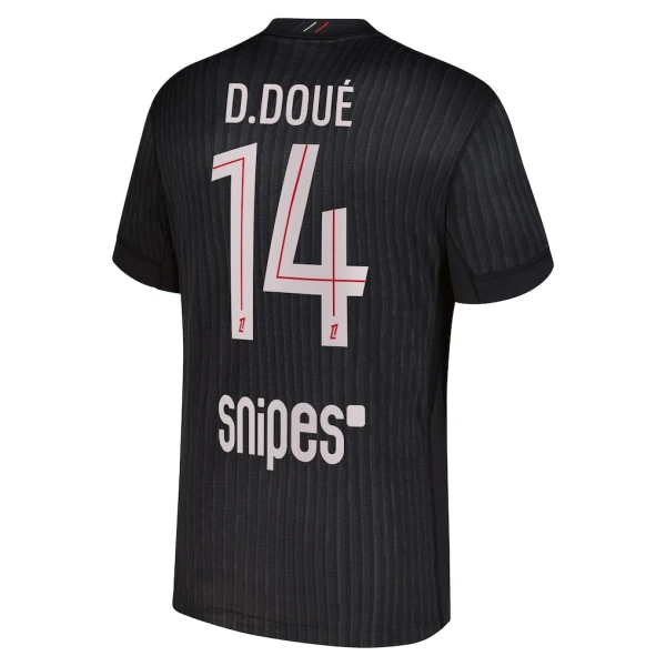 Fotbalové Dresy Paris Saint-Germain D. Doue 14 Čtvrtý Jordan 2025-26