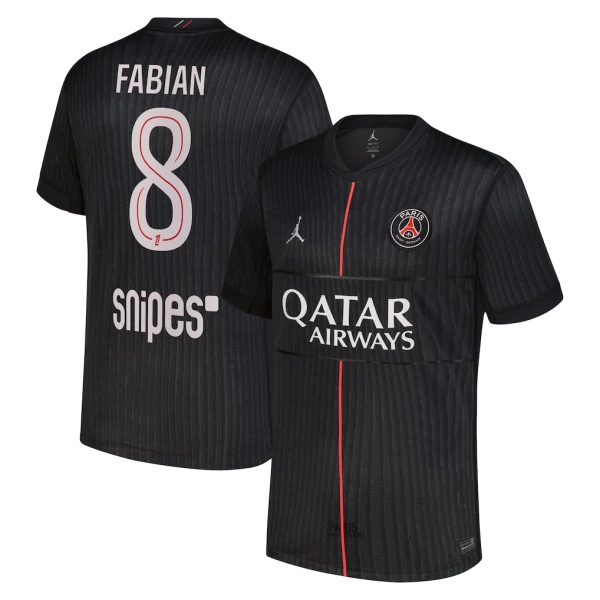 Fotbalové Dresy Paris Saint-Germain Fabian 8 Čtvrtý Jordan 2025-26