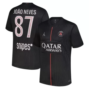 Fotbalové Dresy Paris Saint-Germain Joao Neves 87 Čtvrtý Jordan 2025-26