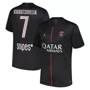 Fotbalové Dresy Paris Saint-Germain Kvaratskhelia 7 Čtvrtý Jordan 2025-26