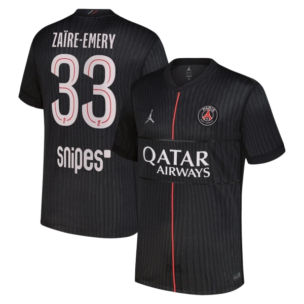 Fotbalové Dresy Paris Saint-Germain Zaire-Emery 33 Čtvrtý Jordan 2025-26