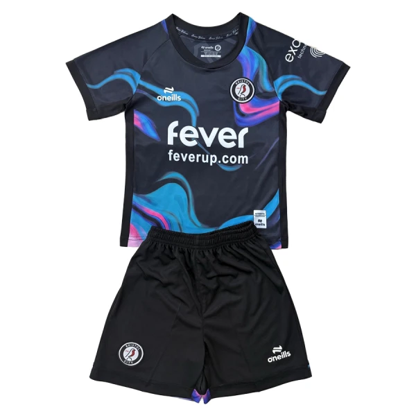 Fotbalové Dresy Bristol City Dětské Alternativní 2025-26 Fotbalové Dresy Bristol City Dětské Alternativní 2025-26