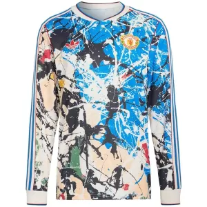 Fotbalové Dresy Manchester United Stone Roses 2025-26 Dlouhý Rukáv - Speciální
