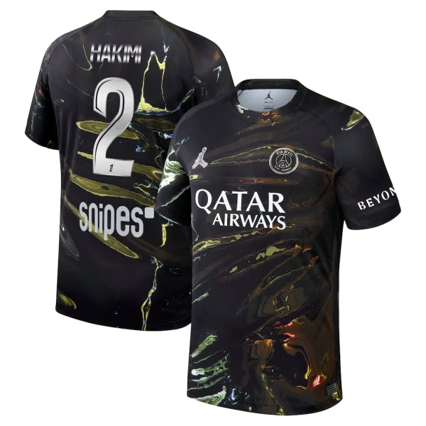 Fotbalové Dresy Paris Saint-Germain Achraf Hakimi 2 Night 2025-26 Fotbalové Dresy Paris Saint-Germain Achraf Hakimi 2 Night 2025-26