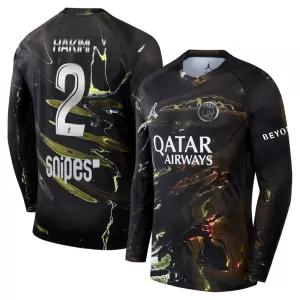 Fotbalové Dresy Paris Saint-Germain Achraf Hakimi 2 Night 2025-26 Dlouhý Rukáv