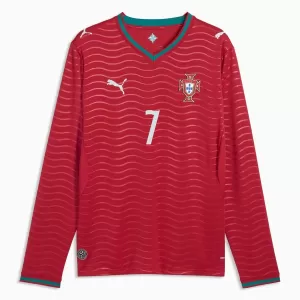 Fotbalové Dresy Portugalsko Cristiano Ronaldo 7 Domácí MS 2026 Dlouhý Rukáv