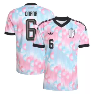 Fotbalové Dresy Belgie Onana 6 Venkovní MS 2026