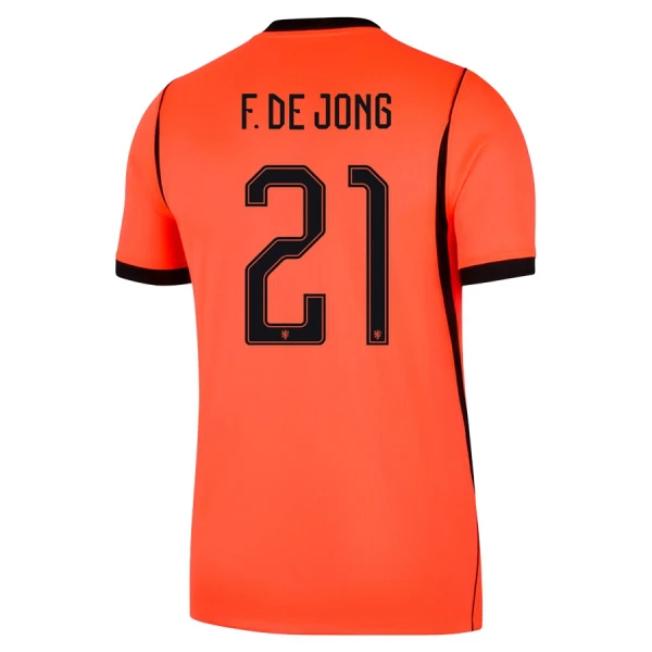 Fotbalové Dresy Nizozemsko Frenkie de Jong 21 Domácí MS 2026 Fotbalové Dresy Nizozemsko Frenkie de Jong 21 Domácí MS 2026