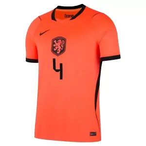 Fotbalové Dresy Nizozemsko Virgil van Dijk 4 Dětské Domácí MS 2026