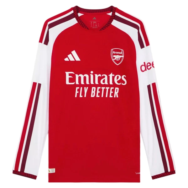Fotbalové Dresy Arsenal Domácí 2026-27 Dlouhý Rukáv Fotbalové Dresy Arsenal Domácí 2026-27 Dlouhý Rukáv