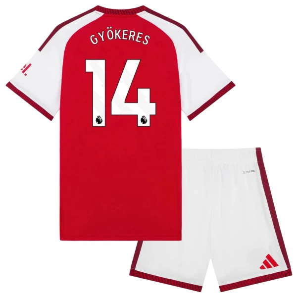 Fotbalové Dresy Arsenal Gyokeres 14 Dětské Domácí 2026-27 Fotbalové Dresy Arsenal Gyokeres 14 Dětské Domácí 2026-27