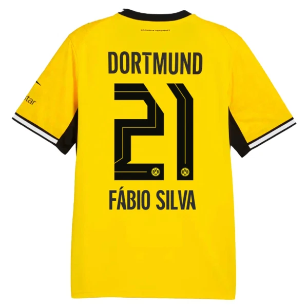 Fotbalové Dresy Borussia Dortmund Fabio Silva 21 Domácí 2026-27 Fotbalové Dresy Borussia Dortmund Fabio Silva 21 Domácí 2026-27