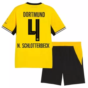 Fotbalové Dresy Borussia Dortmund N. Schlotterbeck 4 Dětské Domácí 2026-27