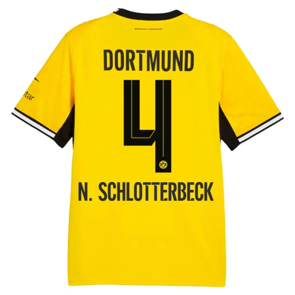 Fotbalové Dresy Borussia Dortmund N. Schlotterbeck 4 Domácí 2026-27 Fotbalové Dresy Borussia Dortmund N. Schlotterbeck 4 Domácí 2026-27