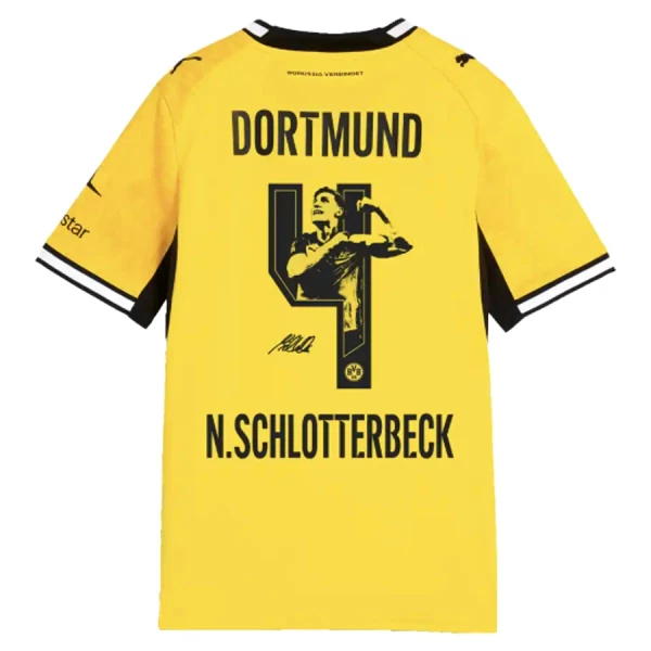 Fotbalové Dresy Borussia Dortmund N. Schlotterbeck 4 Domácí 2026-27 - Speciální